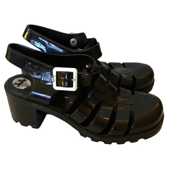 JuJu Shoes Juju Jelly Y2k Chunky Heel Platform Shoes 8 Poshmark